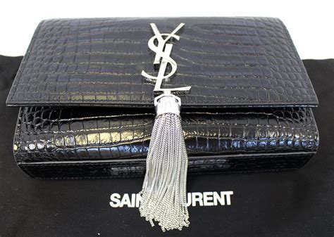 ysl clutch sale|ysl crocodile clutch.